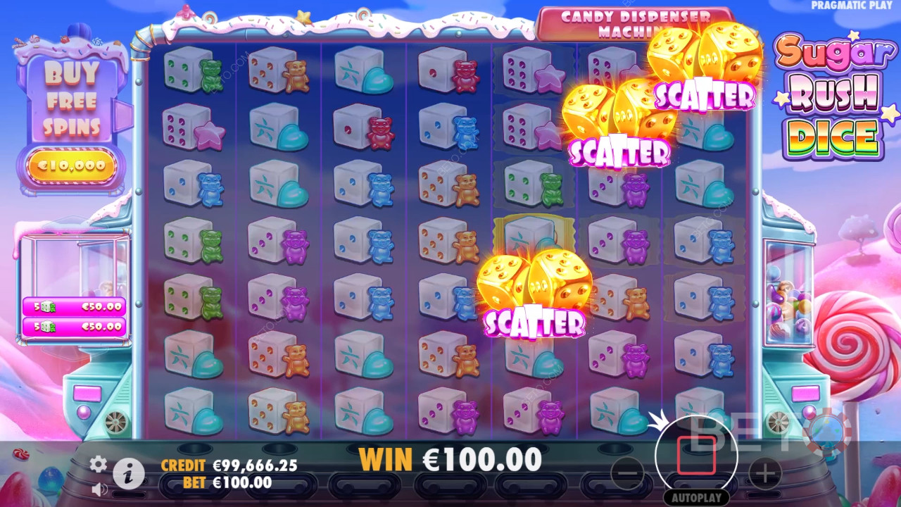 Revisión de Sugar Rush Dice de BETO Slots