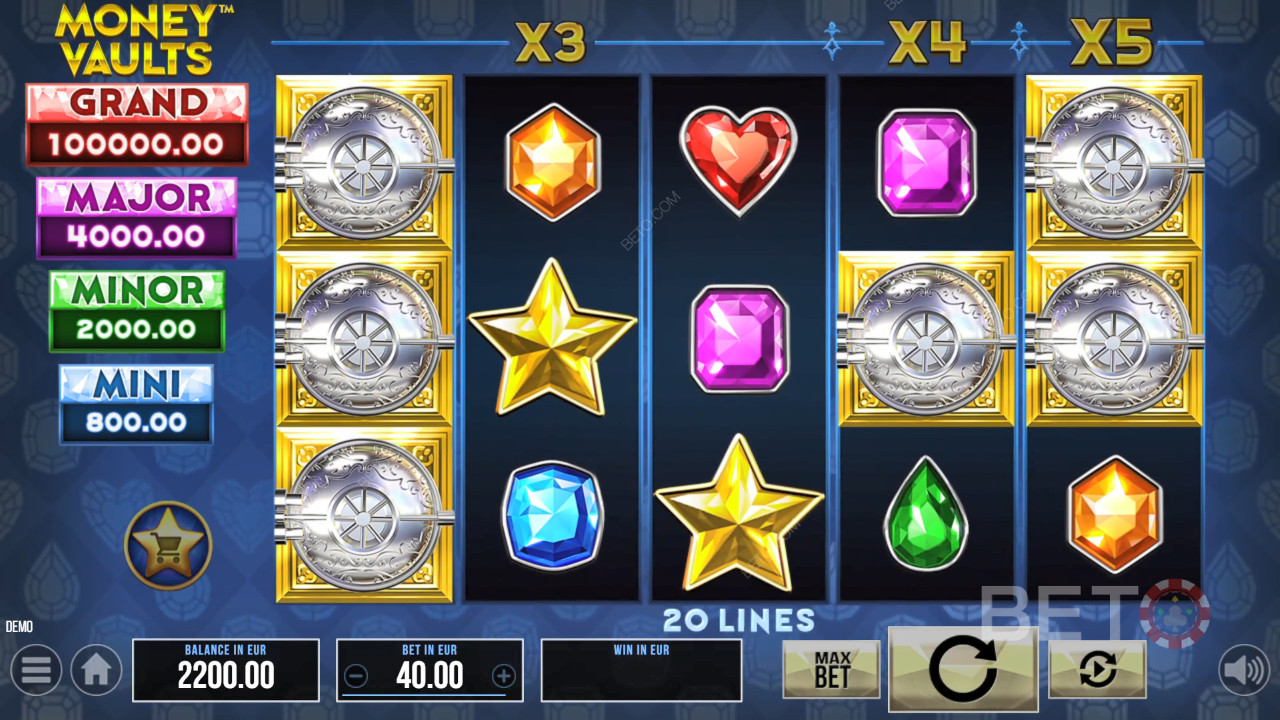 Revisión de Money Vaults por BETO Slots