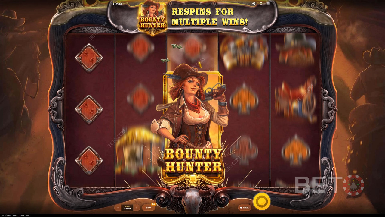 Función especial de cazador de recompensas de Bounty Raid