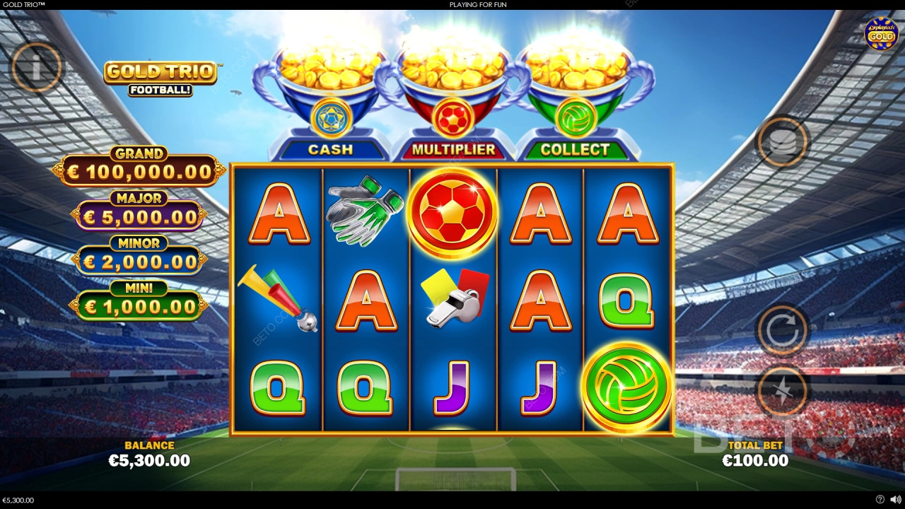 Gold Trio: Football! Juego Gratis