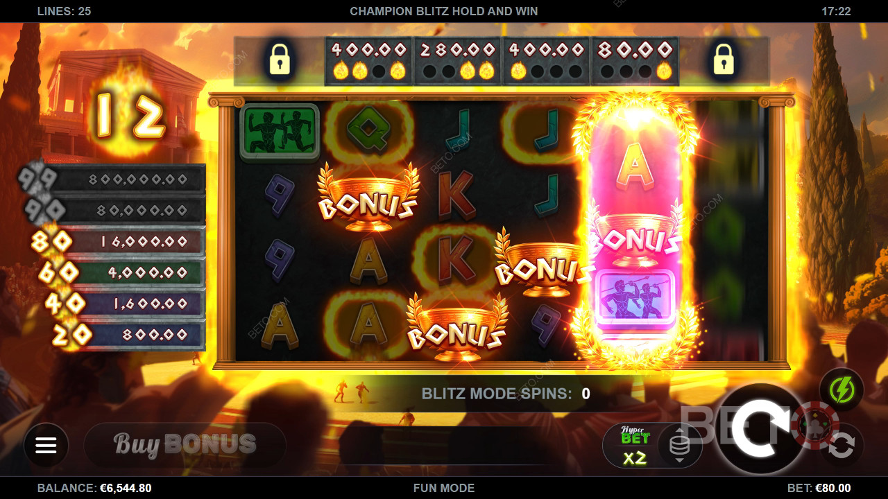 Champion Blitz Hold and Win Juego Gratis