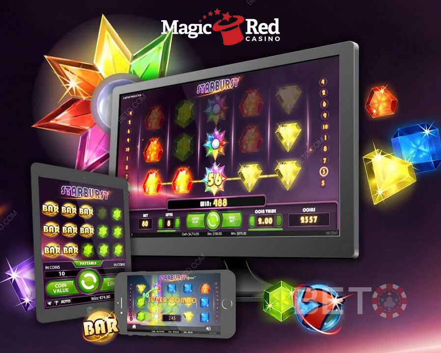 Empieza a jugar gratis en el casino móvil MagicRed.