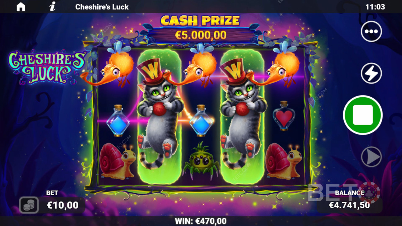 Cheshire's Luck Juego Gratis
