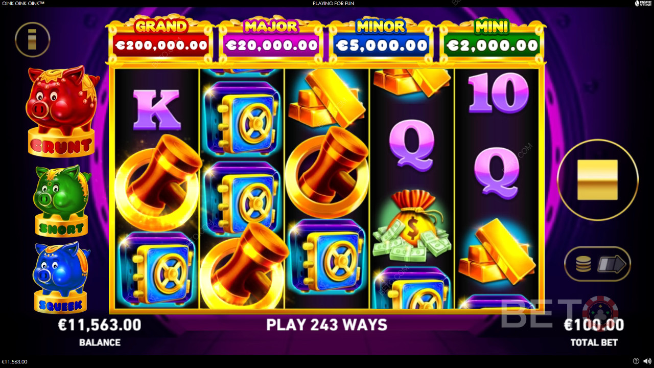 Oink Oink Oink Reseña de BETO Slots