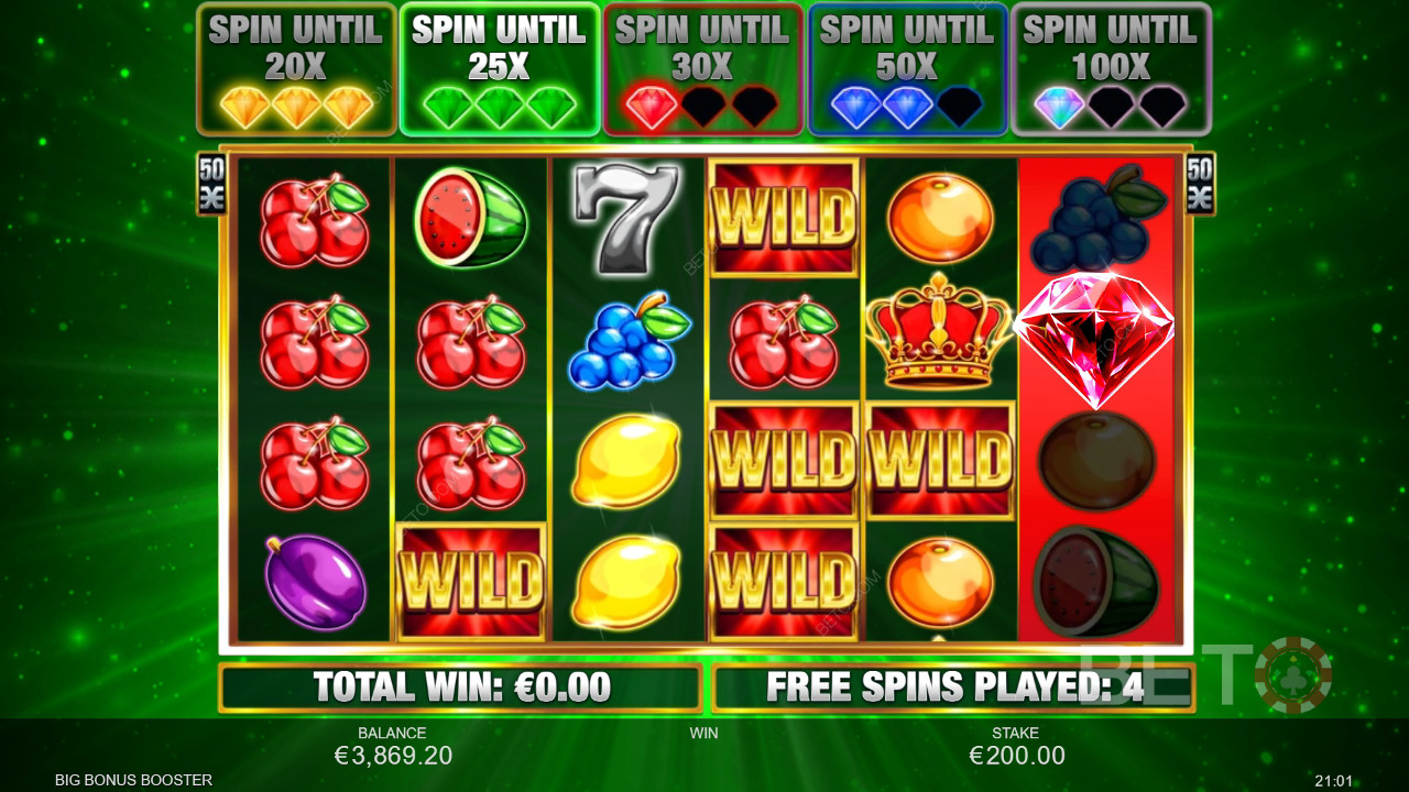 ¡Gana 833x tu apuesta en la tragaperras Big Bonus Booster!