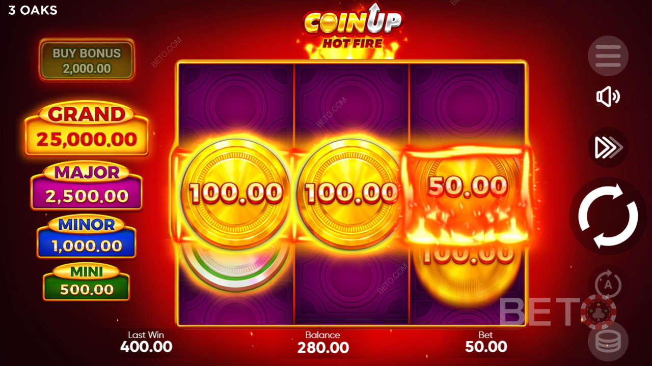 Coin Up: Hot Fire Juego Gratis