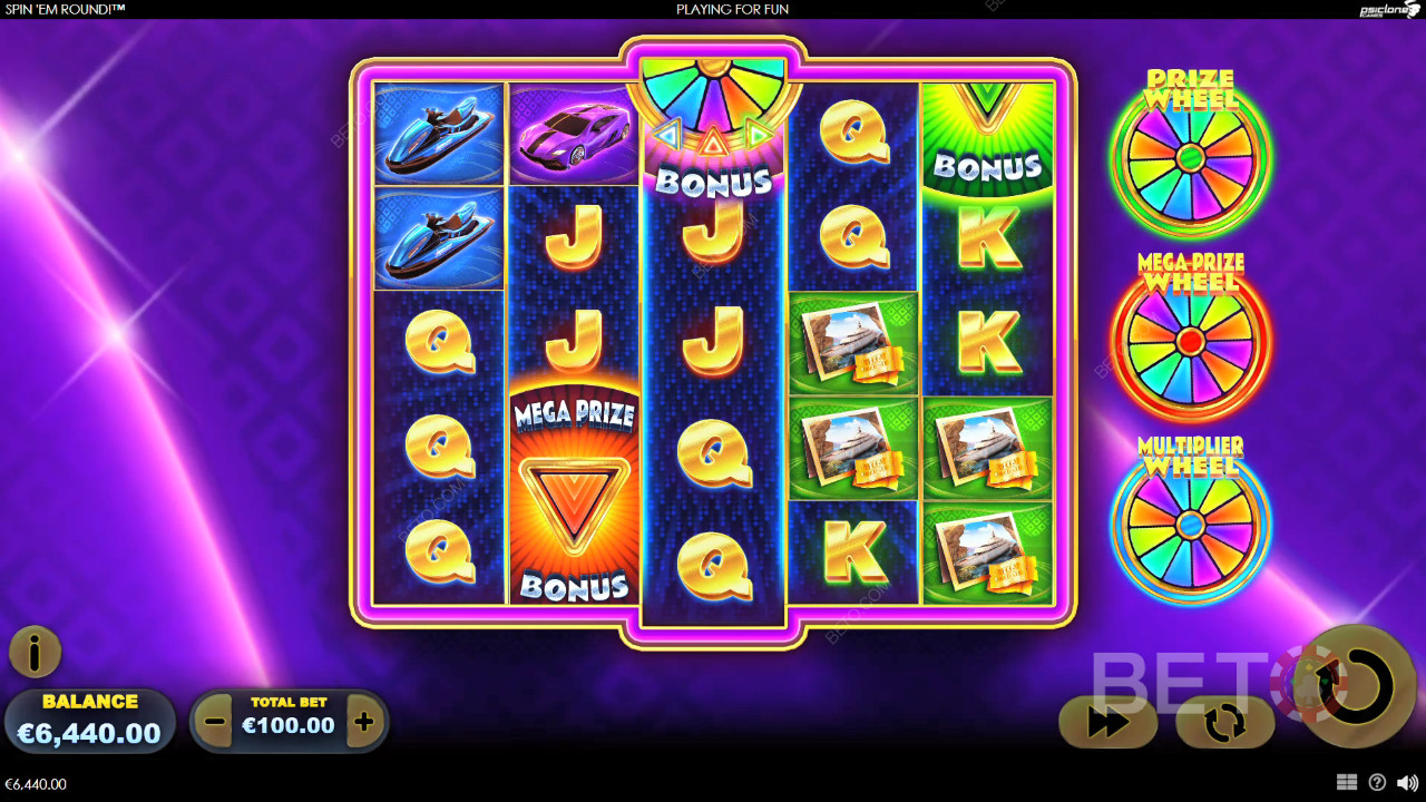 Spin 'Em Round Juego Gratis