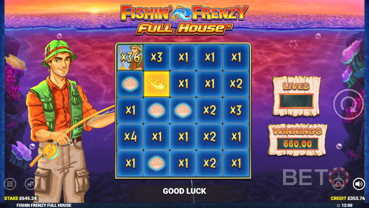 ¡Gana 1.300x tu apuesta en la tragaperras online Fishin