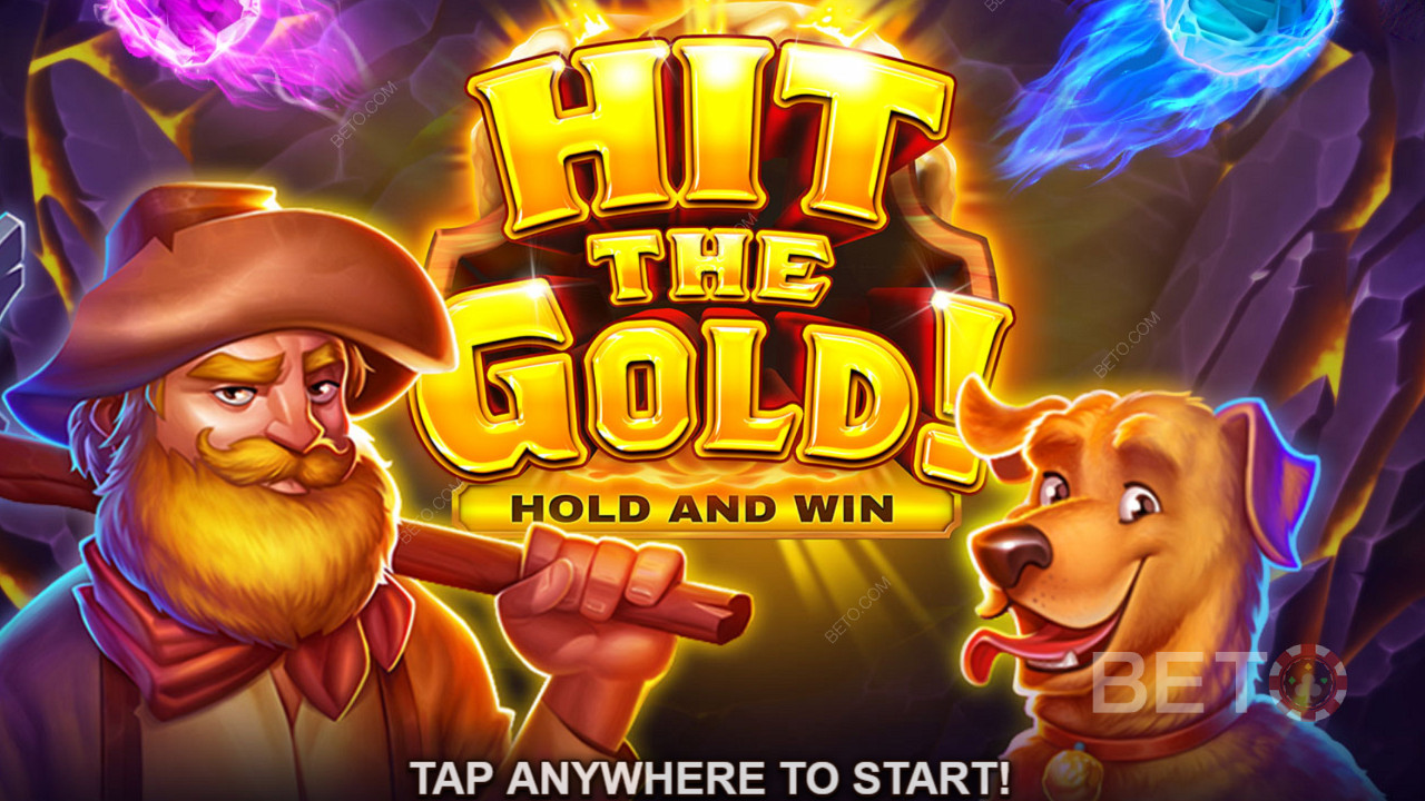 Desentierra riquezas olvidadas y perdidas en el llamativo título Hold & Win, Hit the Gold! Online Slot