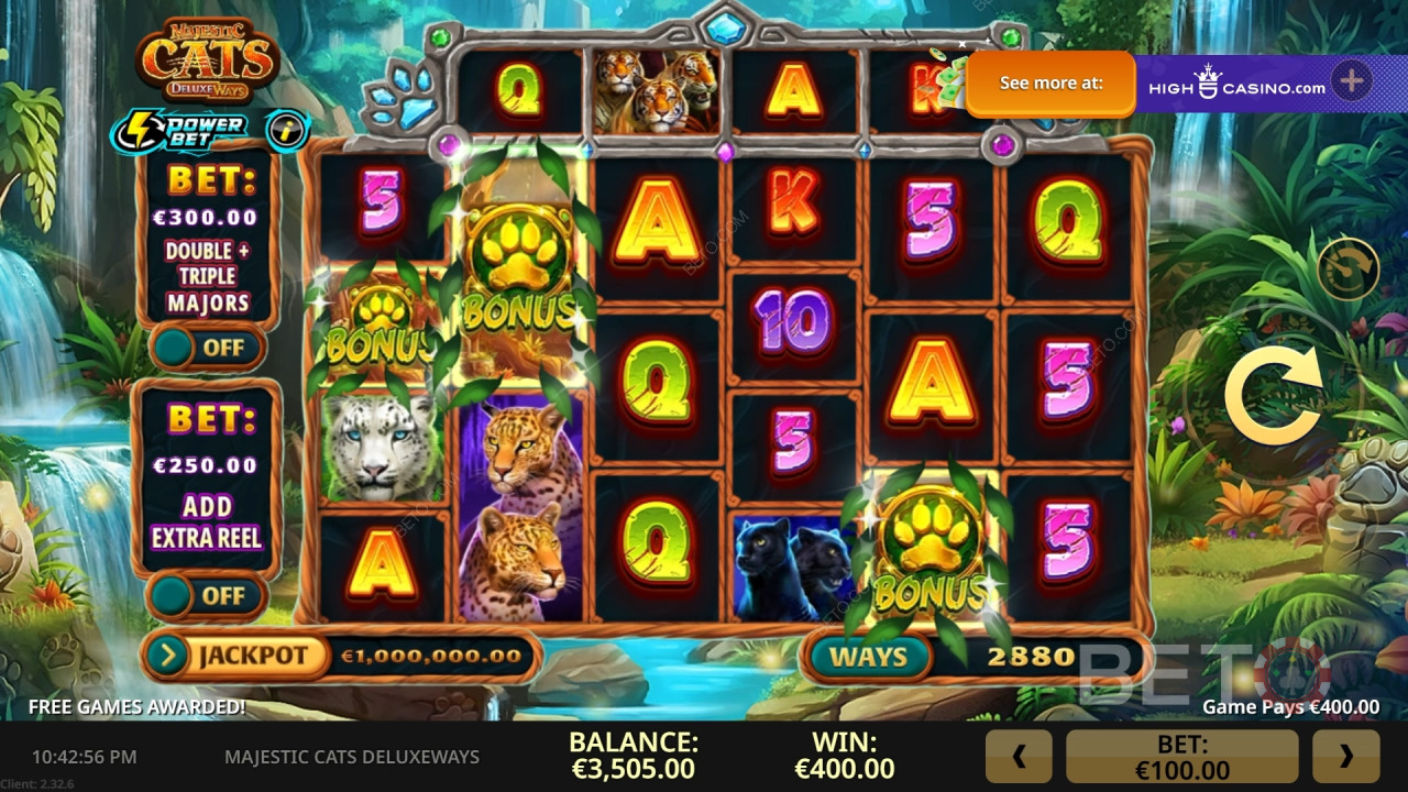 Majestic Cats DeluxeWays Juego Gratis