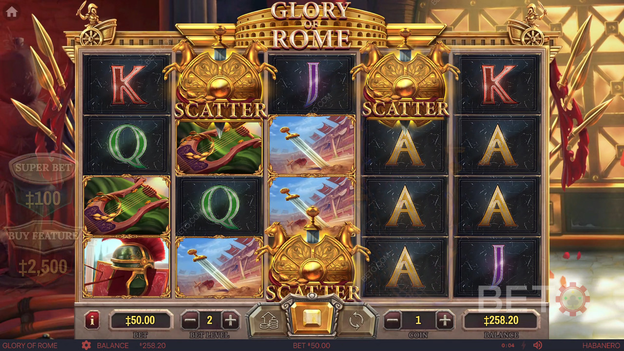 Revisión de Glory of Rome por BETO Slots