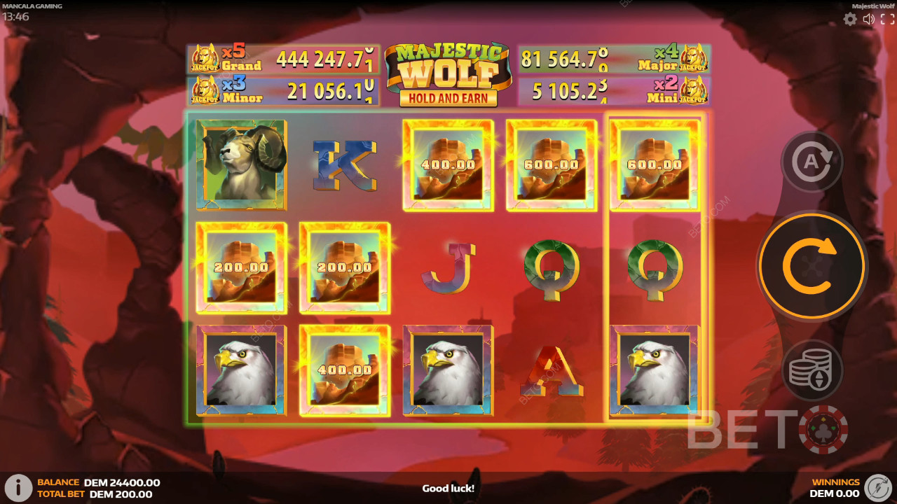 Majestic Wolf Juego Gratis
