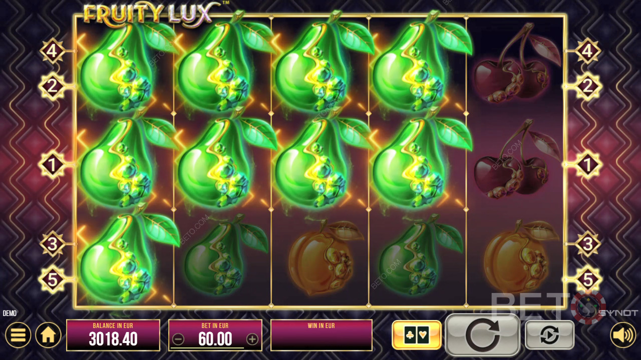 Fruity Lux Reseña de BETO Slots