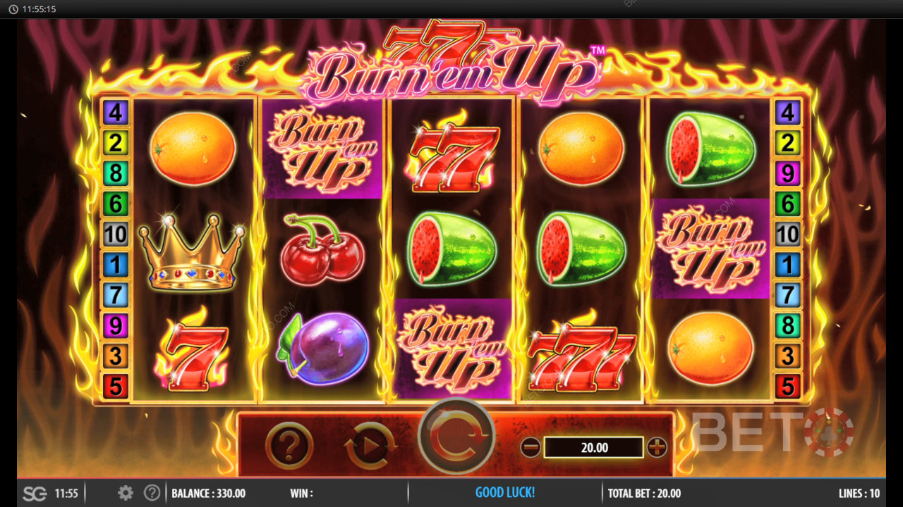 777 Burn' Em Up Juego Gratis