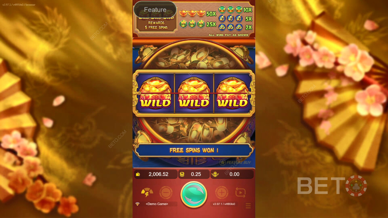 Explicación de las bonificaciones en Treasure Bowl por JDB