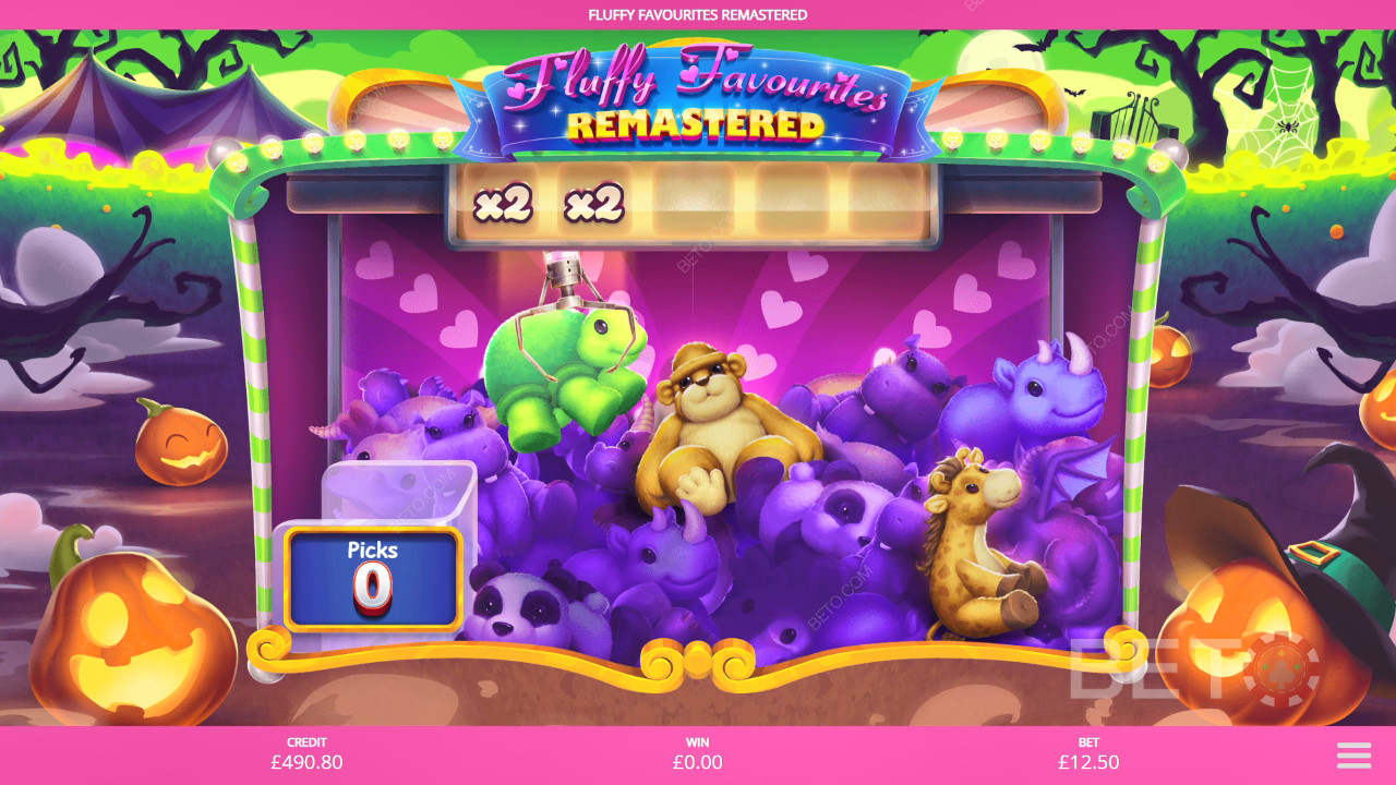 Explicación de las funciones adicionales de Fluffy Favourites Remastered by Eyecon