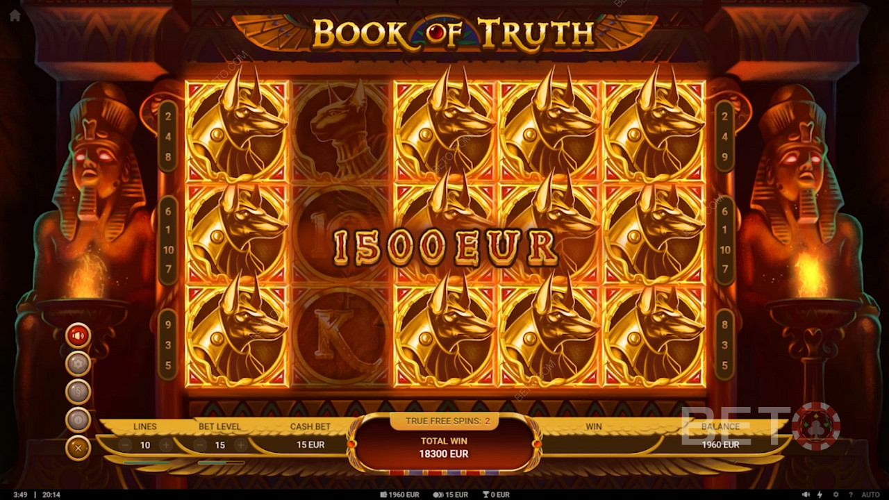 Ganar un gran premio en Book of Truth