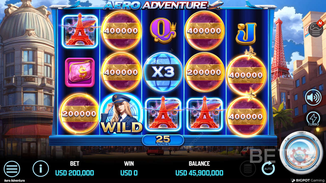 Reseña de Aero Adventure de BETO Slots