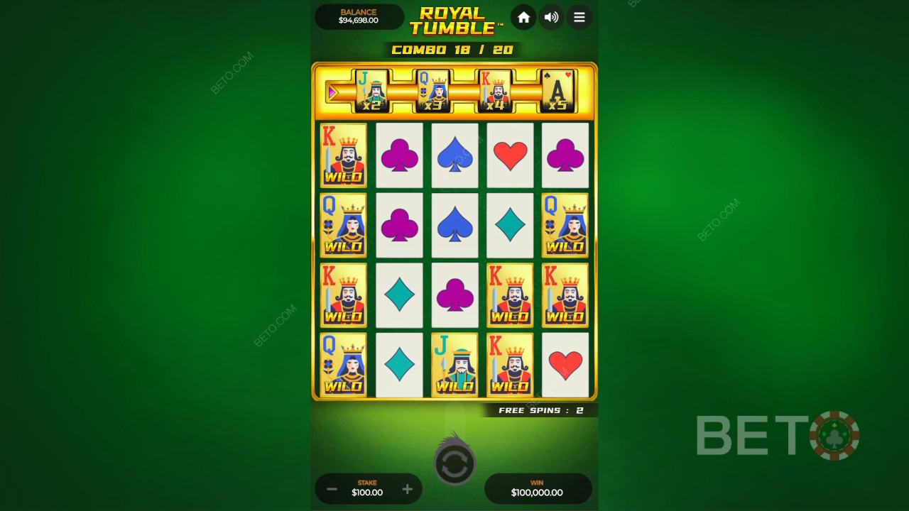 Reseña de Royal Tumble de BETO Slots