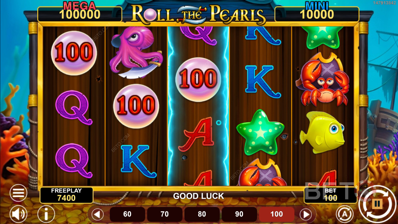 Roll The Pearls Hold & Win Juego Gratis