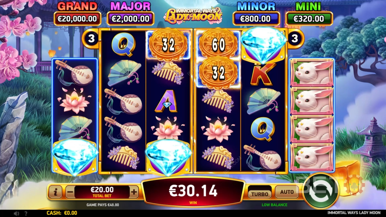 Inmortal Ways Lady Moon Reseña de BETO Slots