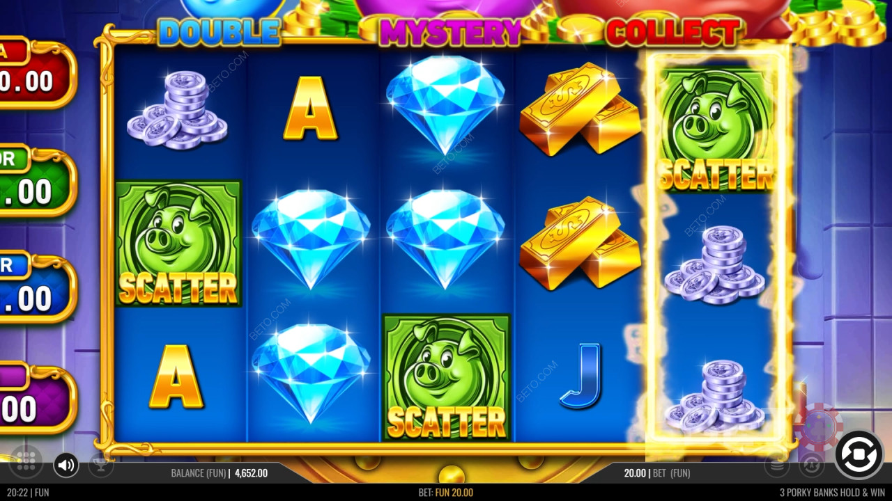 3 Porky Banks Reseña de BETO Slots