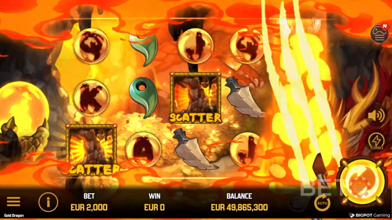 Reseña de Gold Dragon de BETO Slots