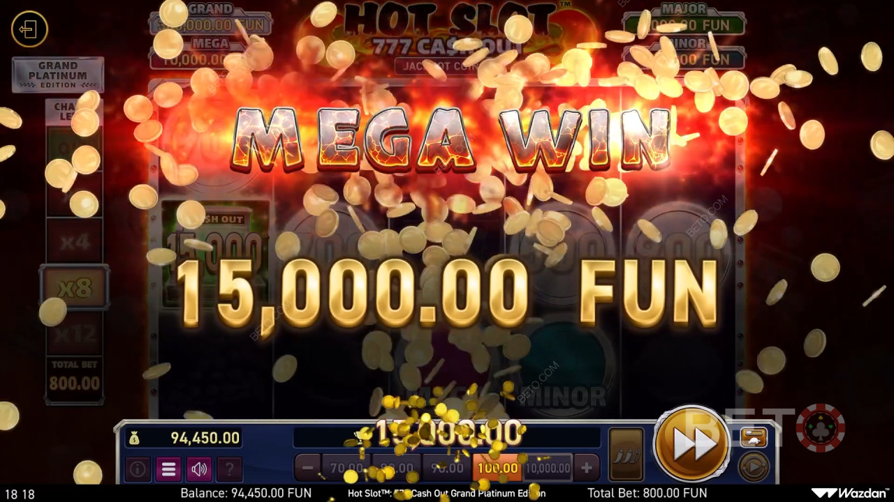 ¡Gana 3.000 veces tu apuesta en la Hot Slot: 777 Cash Out Grand Platinum Edition Slot Online!