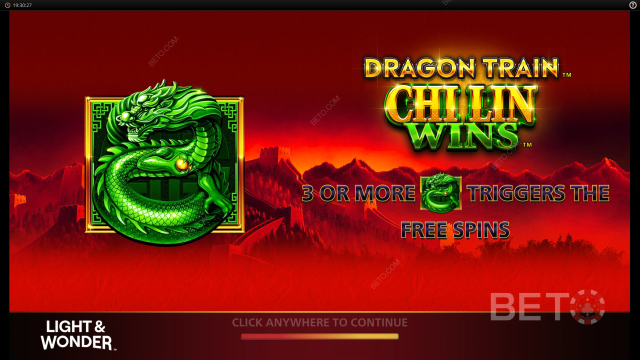 Explicación de las bonificaciones en Dragon Train Chi Lin gana con Light and Wonder