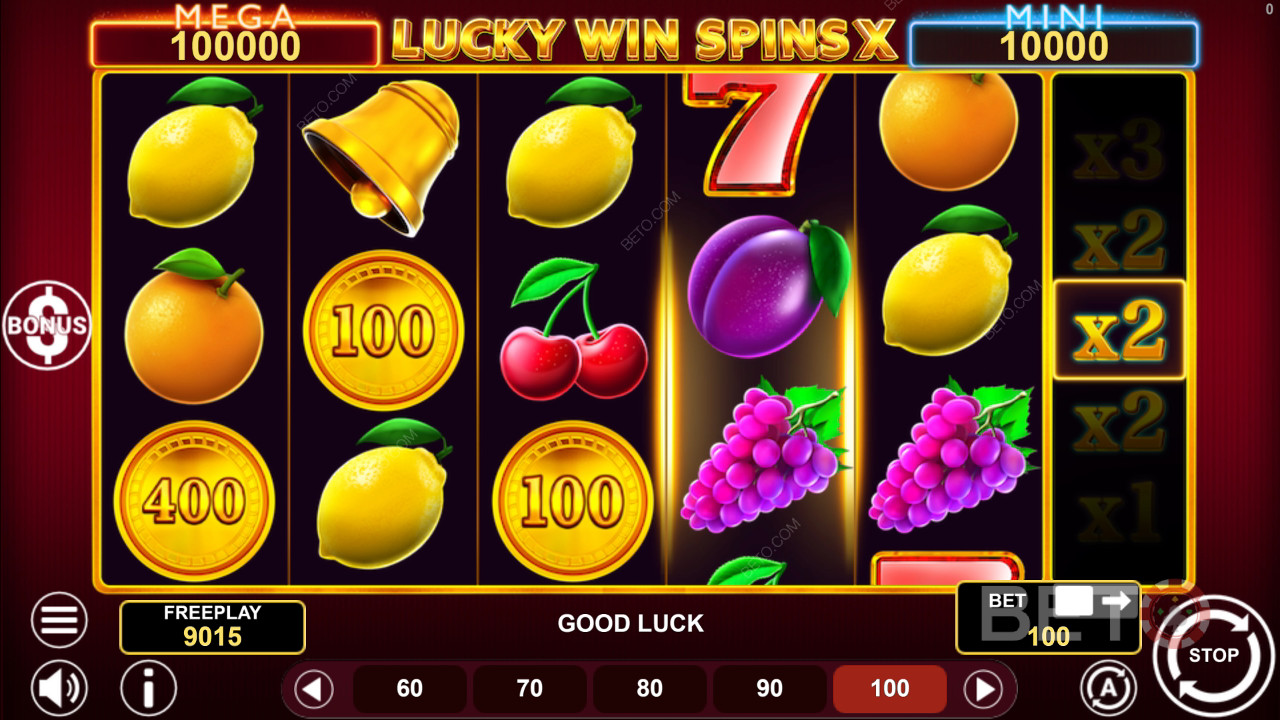 Lucky Win Spins X Juego Gratis
