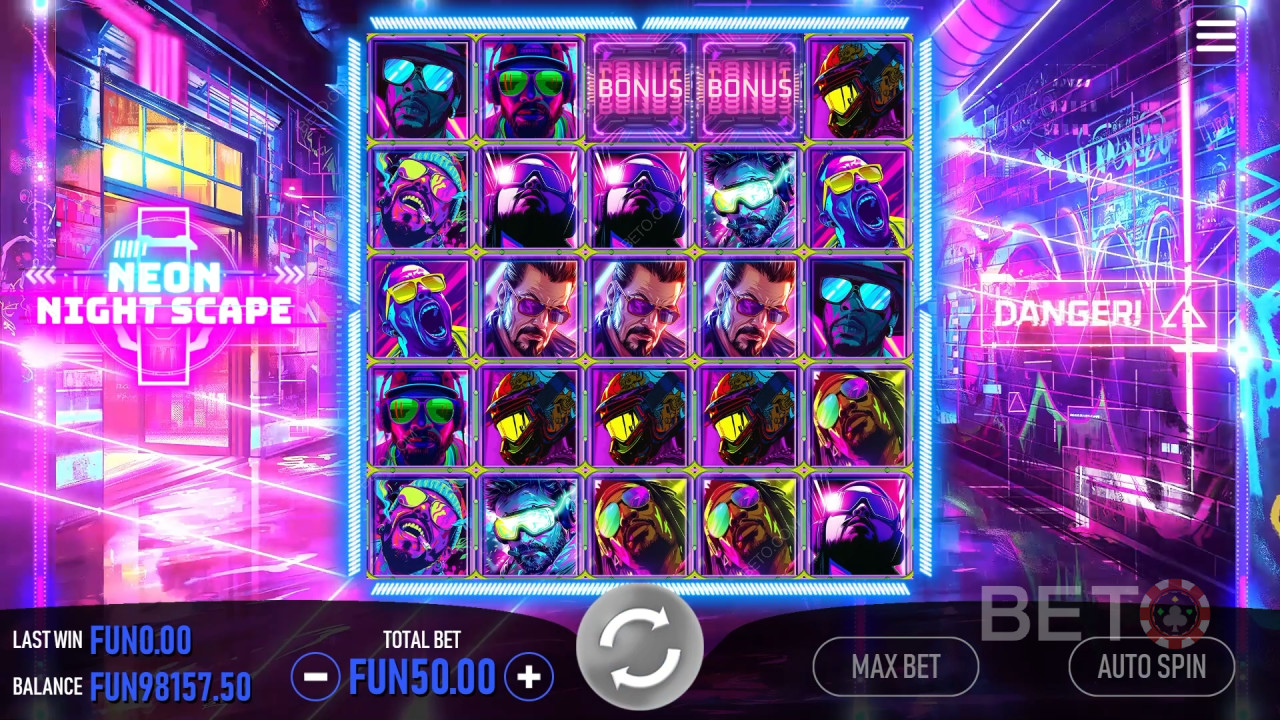 Neon Night Scape Juego Gratis