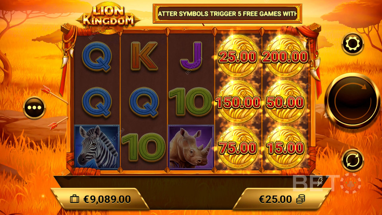 Reseña de Lion Kingdom de BETO Slots