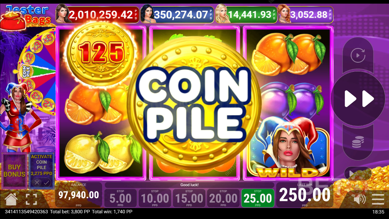 Revisión de Jester Bags por BETO Slots
