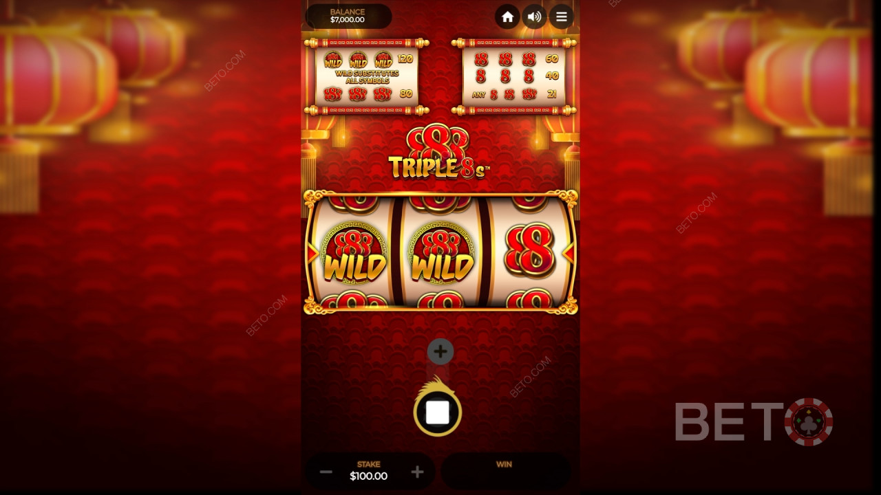 Triple 8s Juego Gratis