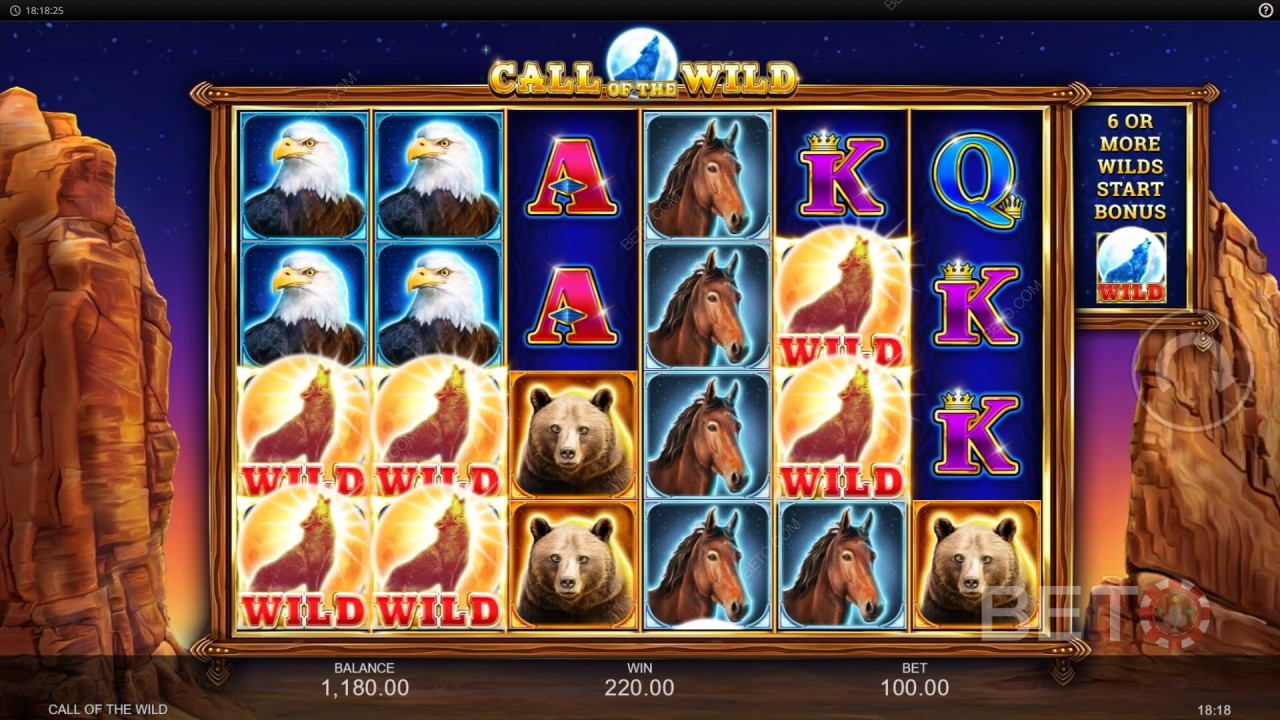 Reseña de Call of the Wild de BETO Slots