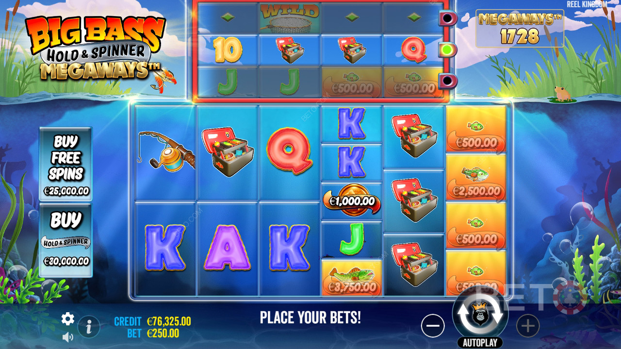 Características de bonificación explicadas en Big Bass Hold y Spinner Megaways por Reel Kingdom