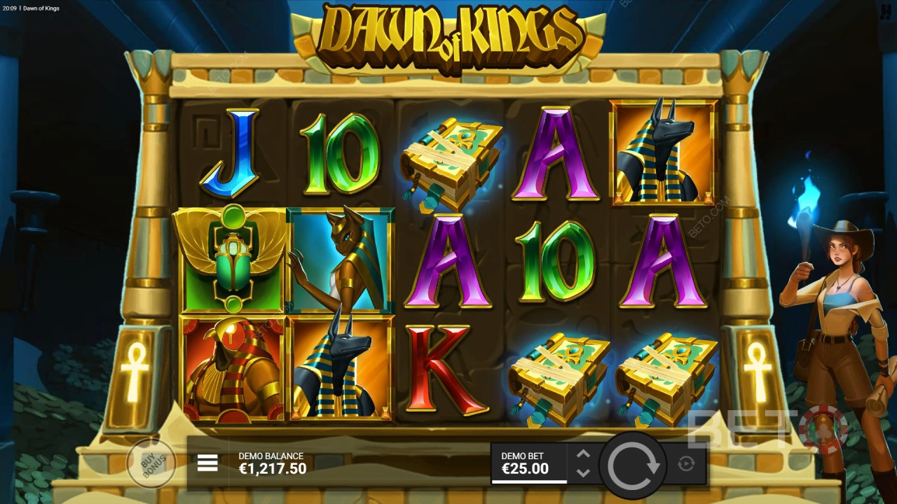 Reseña de Dawn of Kings de BETO Slots