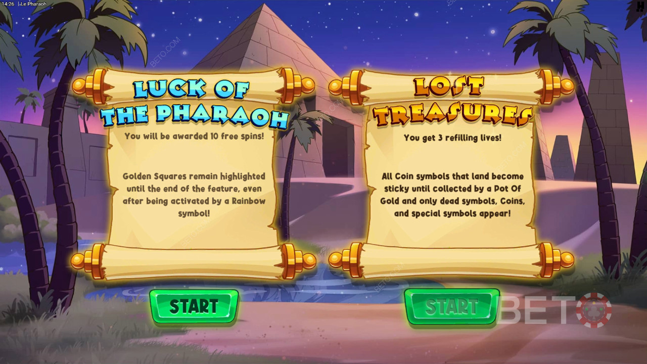¡Gana 15.000x Tu apuesta en la Video Tragaperras Le Pharaoh!