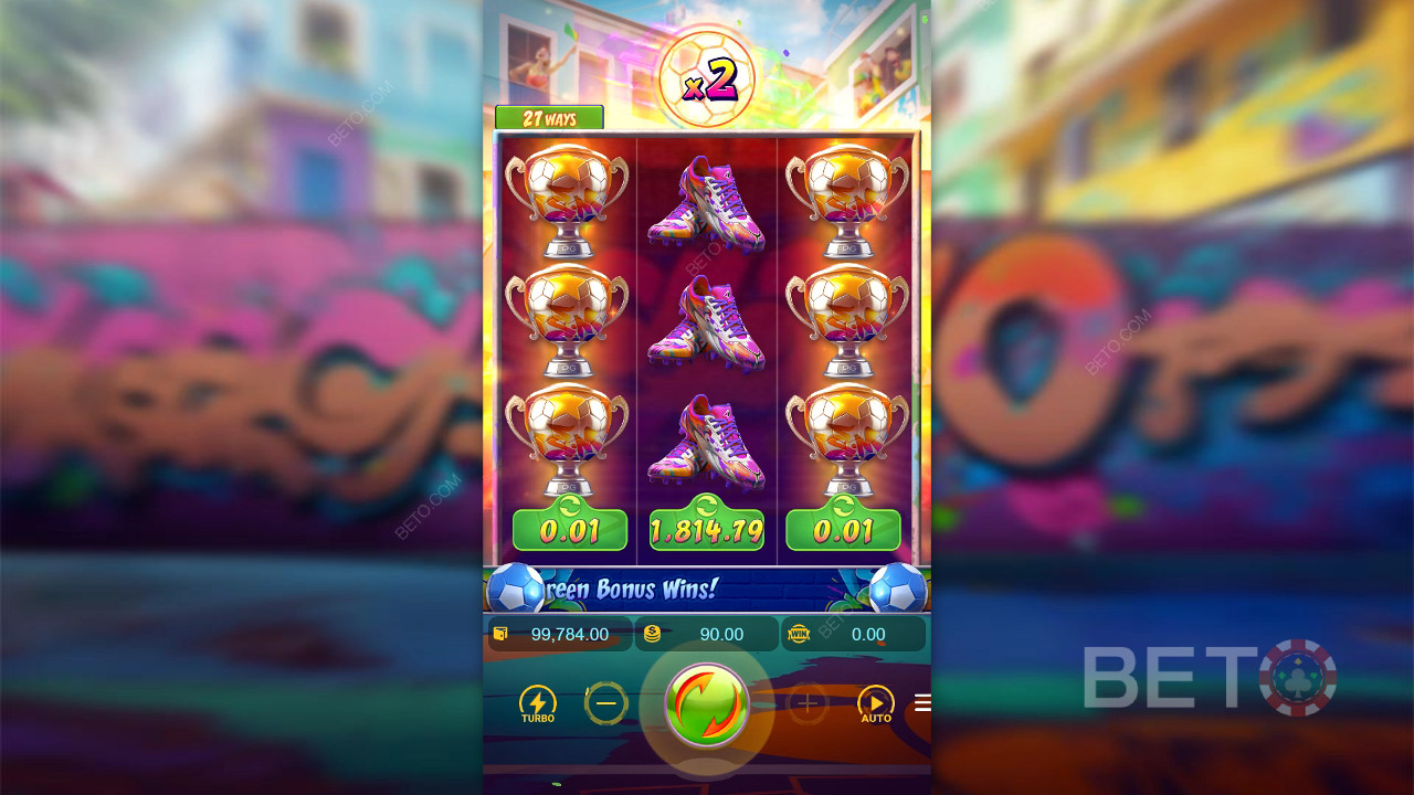 ¡Gane 2.000 Su apuesta en la Tragaperras Futebol Fever!