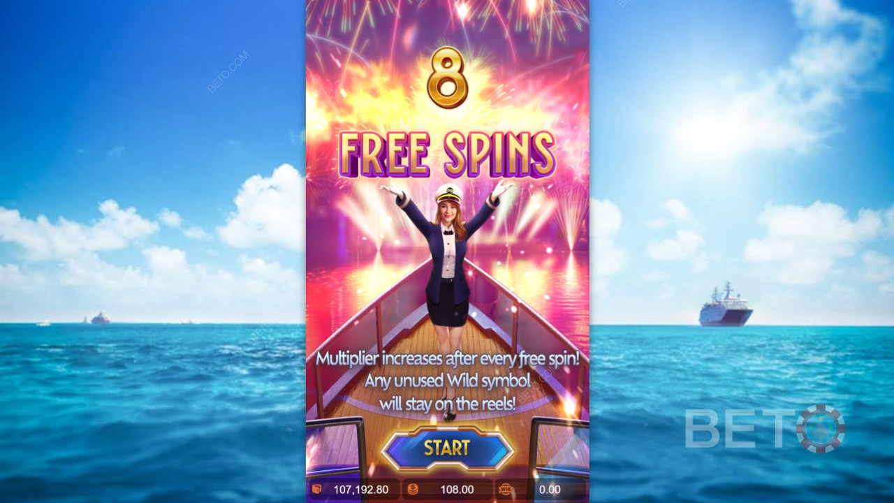 Explicación de las bonificaciones en Cruise Royale por PG Soft