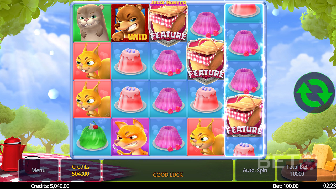 Jelly Hunter Reseña de BETO Slots