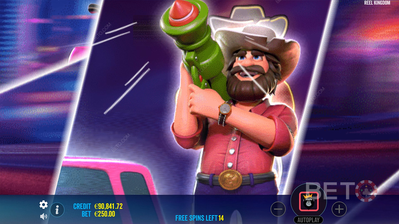 Gane 5.000 veces su apuesta en la tragaperras Big Bass Vegas Double Down Deluxe.