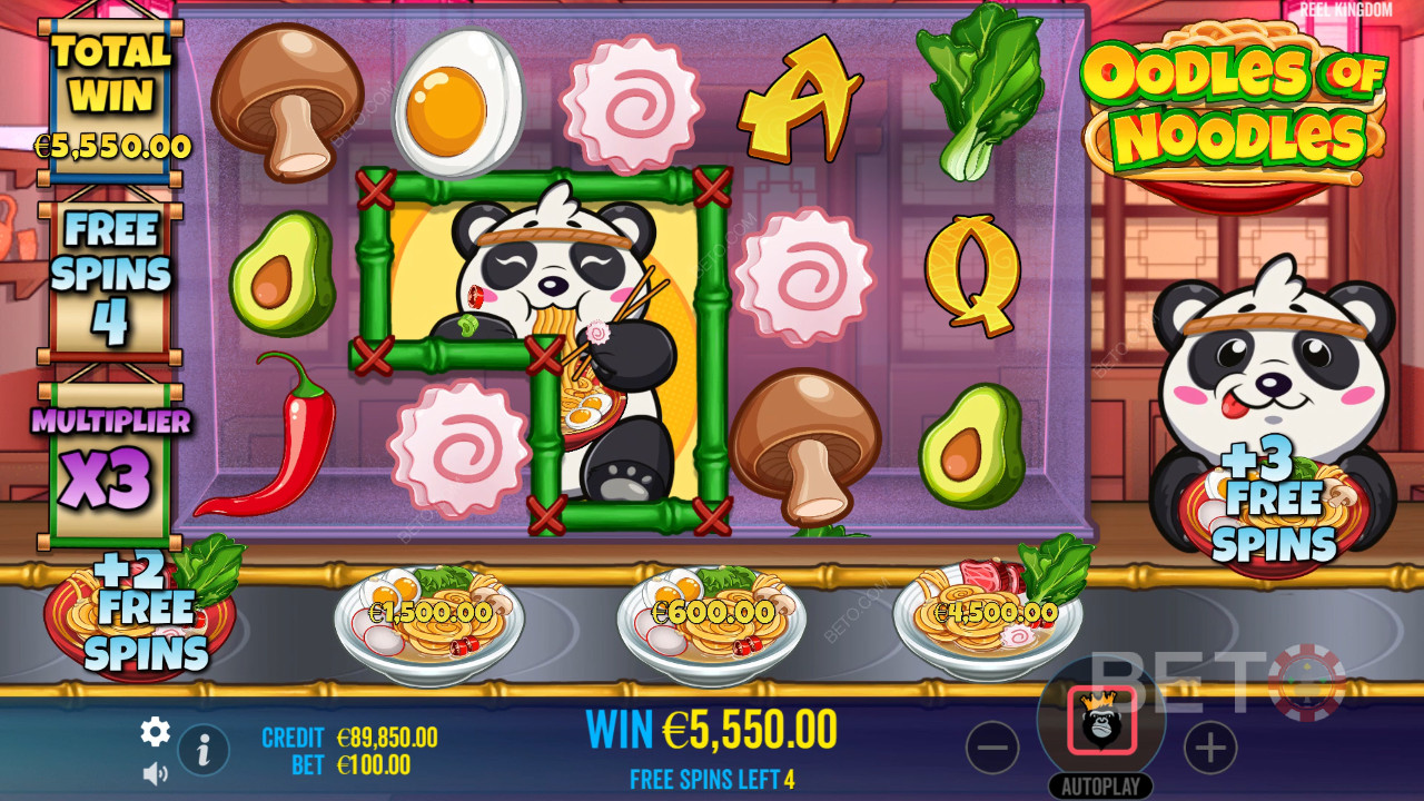 Oodles of Noodles Reseña de BETO Slots