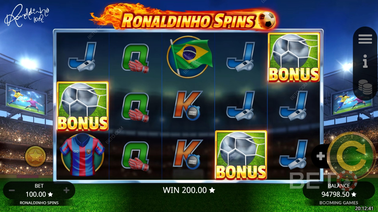 Ronaldinho Spins Juego Gratis