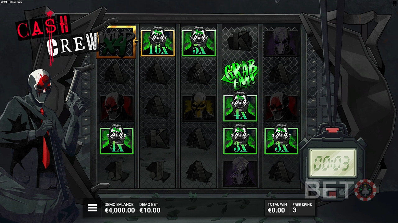 Revisión de Cash Crew por BETO Slots
