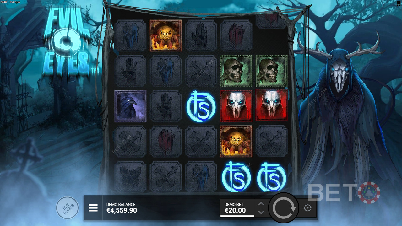 Revisión de Evil Eyes por BETO Slots