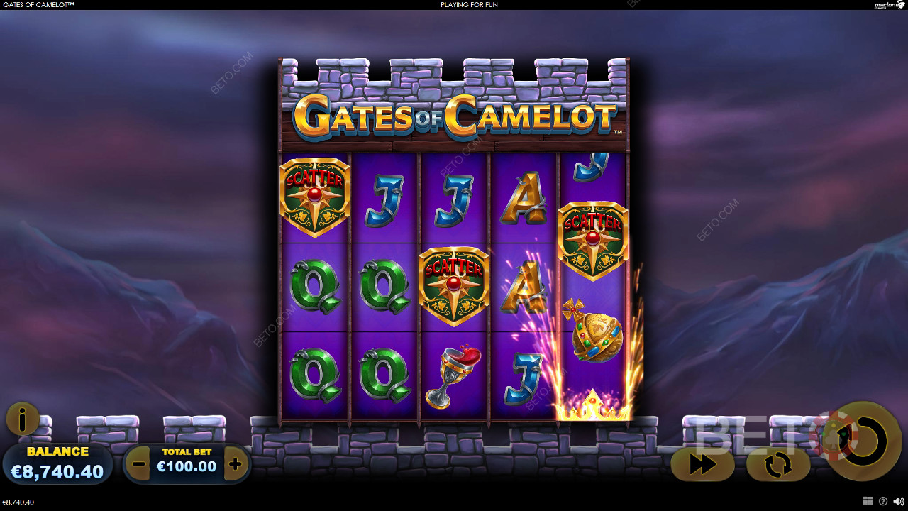Reseña de Gates of Camelot de BETO Slots