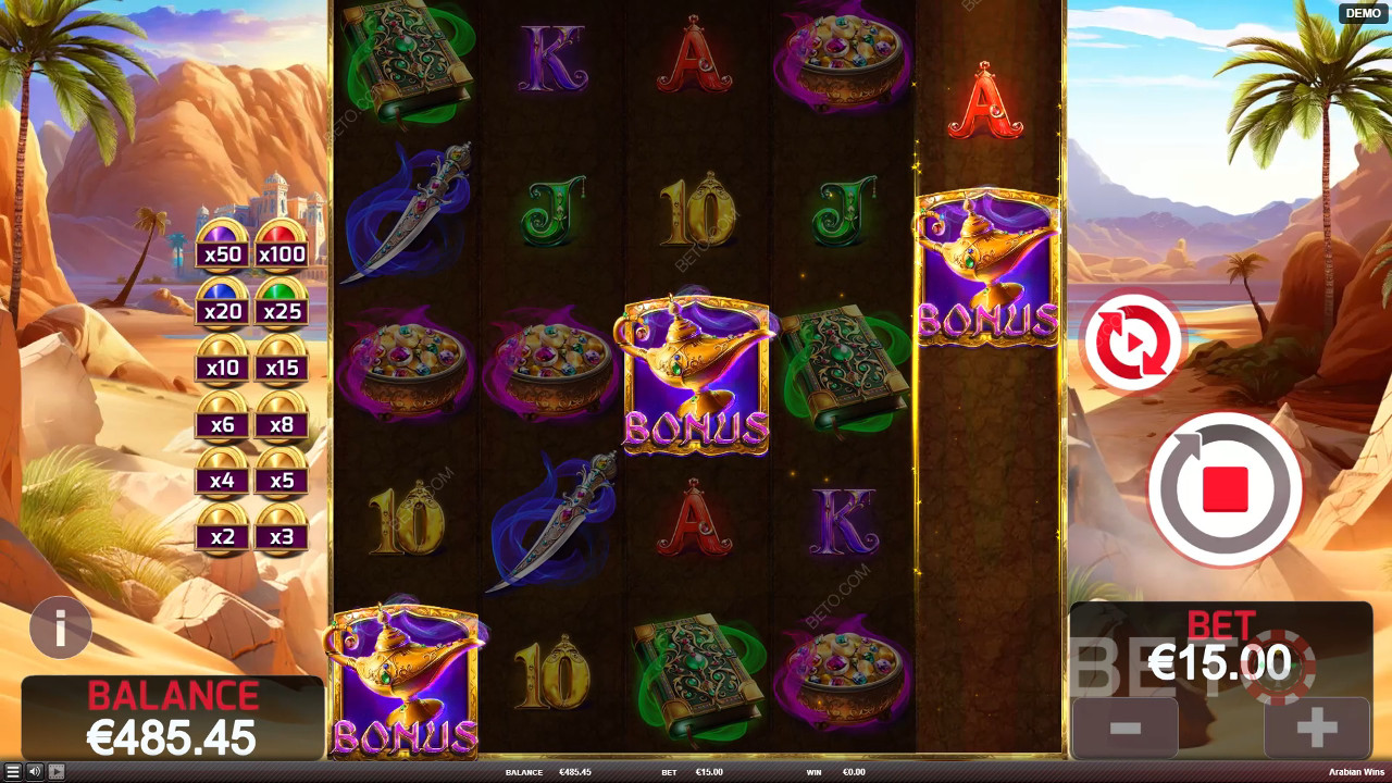 Arabian Wins Reseña de BETO Slots
