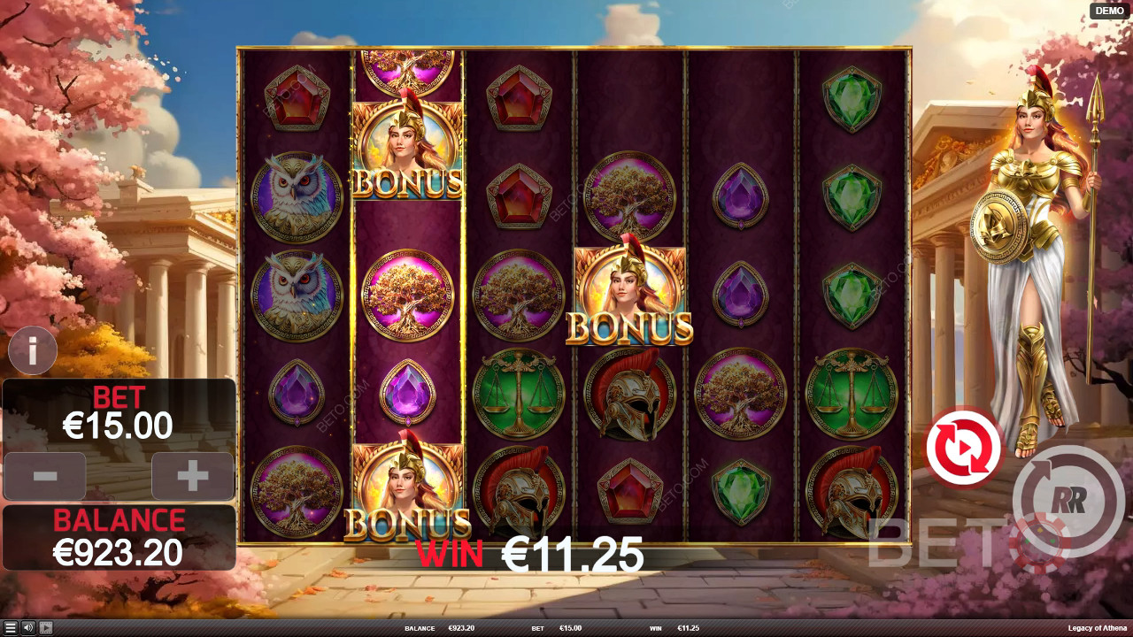 Revisión de Legacy of Athena por BETO Slots
