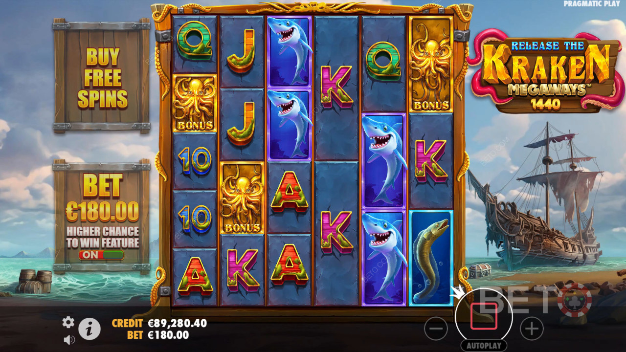 Release the Kraken Megaways Juego Gratis